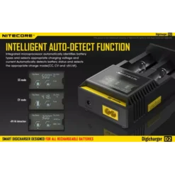 Nitecore Digicharger D2 EU -Nitecore 2 260