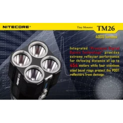 Nitecore TM26 -Nitecore 3 180
