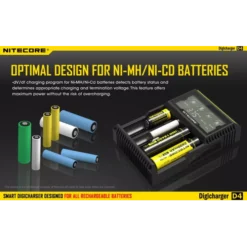 Nitecore Digicharger D4 EU -Nitecore 3 223