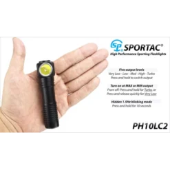 Sportac PH10LC2 Head Torch -Nitecore 5 20
