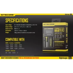 Nitecore Digicharger D2 EU -Nitecore 8 148