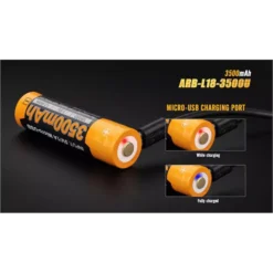 Fenix ARB-L18 18650 3500U Battery -Nitecore ARB L18 3500U 2