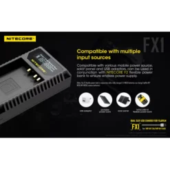Nitecore FX1 Fujifilm Camera Charger -Nitecore FX1 4