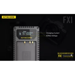 Nitecore FX1 Fujifilm Camera Charger -Nitecore FX1 7