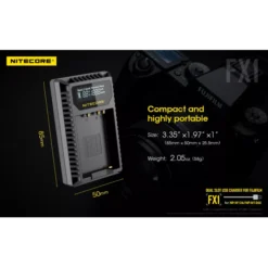 Nitecore FX1 Fujifilm Camera Charger -Nitecore FX1 8
