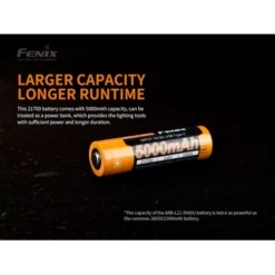 Fenix ARB-L21-5000U 21700 Battery -Nitecore Fenix ARB L21 5000UU 21700 2