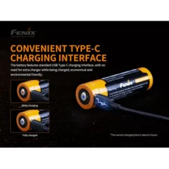 Fenix ARB-L21-5000U 21700 Battery -Nitecore Fenix ARB L21 5000UU 21700 3
