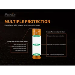 Fenix ARB-L21-5000U 21700 Battery -Nitecore Fenix ARB L21 5000UU 21700 4