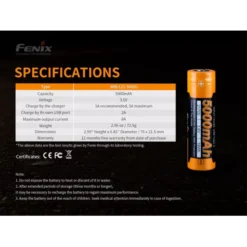 Fenix ARB-L21-5000U 21700 Battery -Nitecore Fenix ARB L21 5000UU 21700 7