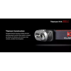 Klarus H1A Titanium -Nitecore H1A T 1