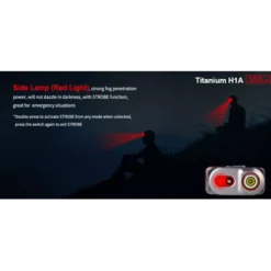 Klarus H1A Titanium -Nitecore H1A T 5