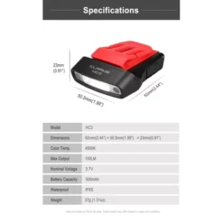 Klarus HC3 -Nitecore Klarus HC3 9