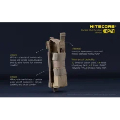 Nitecore NCP40 Holster -Nitecore NCP40 1