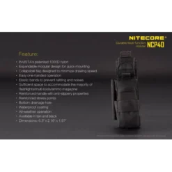 Nitecore NCP40 Holster -Nitecore NCP40 8