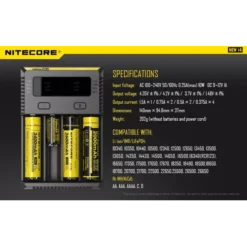 Nitecore New I4 Intellicharger 25 Nitecore New I4 Intellicharger -Nitecore NEW i4 11