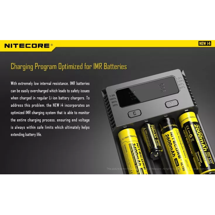 Nitecore New I4 Intellicharger 5 Nitecore New I4 Intellicharger - Image 3