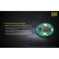 Nitecore 18650 Li-ion Battery (3400mAh) NL1834 -Nitecore NL1834 4