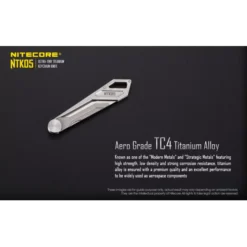 Nitecore NTK05 Titanium Keyring Knife -Nitecore NTK05 1