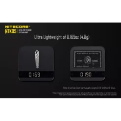 Nitecore NTK05 Titanium Keyring Knife -Nitecore NTK05 4