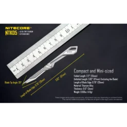 Nitecore NTK05 Titanium Keyring Knife -Nitecore NTK05 5