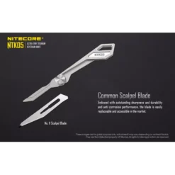 Nitecore NTK05 Titanium Keyring Knife -Nitecore NTK05 8