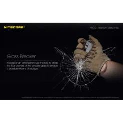 Nitecore NTK10 Titanium Knife 24 Nitecore NTK10 Titanium Knife -Nitecore NTK10 10