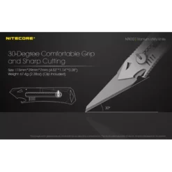 Nitecore NTK10 Titanium Knife 19 Nitecore NTK10 Titanium Knife -Nitecore NTK10 5