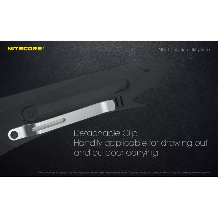 Nitecore NTK10 Titanium Knife 9 Nitecore NTK10 Titanium Knife - Image 7