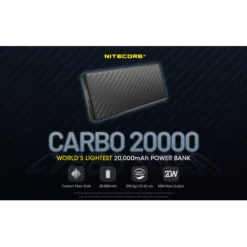 Nitecore Carbo 20000 Power Bank -Nitecore Nitecore Carbo 20000 1