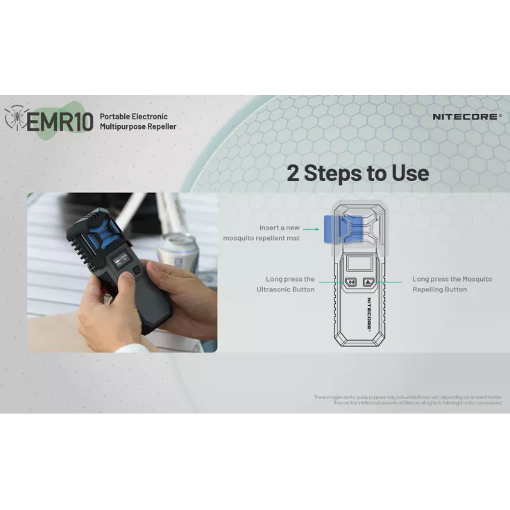 Nitecore EMR10 Electronic Mosquito Repeller 12 Nitecore EMR10 Electronic Mosquito Repeller - Image 10