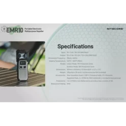 Nitecore EMR10 Electronic Mosquito Repeller 23 Nitecore EMR10 Electronic Mosquito Repeller -Nitecore Nitecore EMR10 11