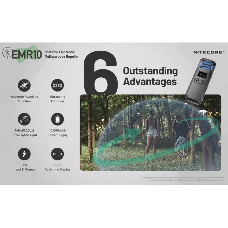 Nitecore EMR10 Electronic Mosquito Repeller 5 Nitecore EMR10 Electronic Mosquito Repeller - Image 3