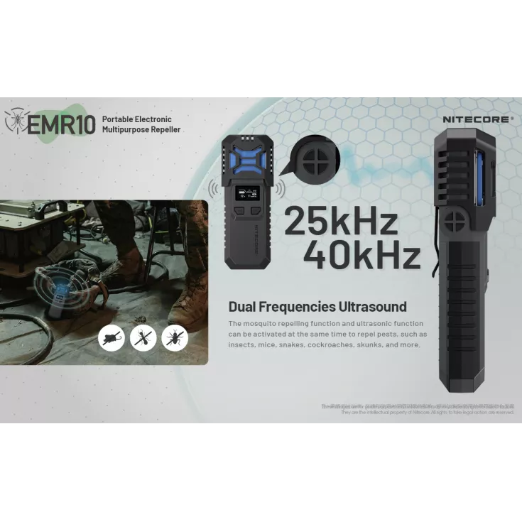 Nitecore EMR10 Electronic Mosquito Repeller 8 Nitecore EMR10 Electronic Mosquito Repeller - Image 6