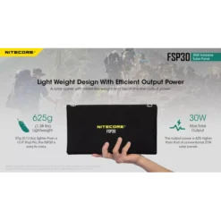 Nitecore FSP30 Foldable Solar Panel -Nitecore Nitecore FSP30 3