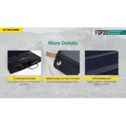 Nitecore FSP30 Foldable Solar Panel -Nitecore Nitecore FSP30 8