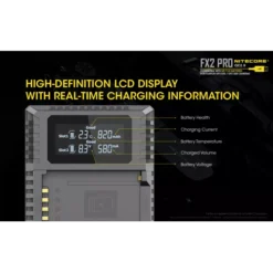 Nitecore FX2 Pro Fujifilm Camera Charger -Nitecore Nitecore FX2 7