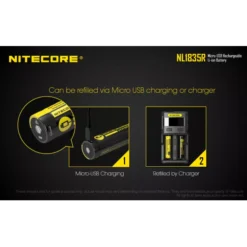 Nitecore NL1835R Micro-USB 18650 3500mAh Li-ion Battery -Nitecore Nitecore NL1835R 1