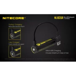 Nitecore NL1835R Micro-USB 18650 3500mAh Li-ion Battery -Nitecore Nitecore NL1835R 2