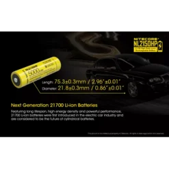 Nitecore 21700 NL2150HP Li-ion High Performance (5000mAh) -Nitecore Nitecore NL2150HP 2