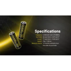 Nitecore 21700 NL2153HPi Li-ion 20A Battery (5300mAh) 24 Nitecore 21700 NL2153HPi Li-ion 20A Battery (5300mAh) -Nitecore Nitecore NL2153HPi 10