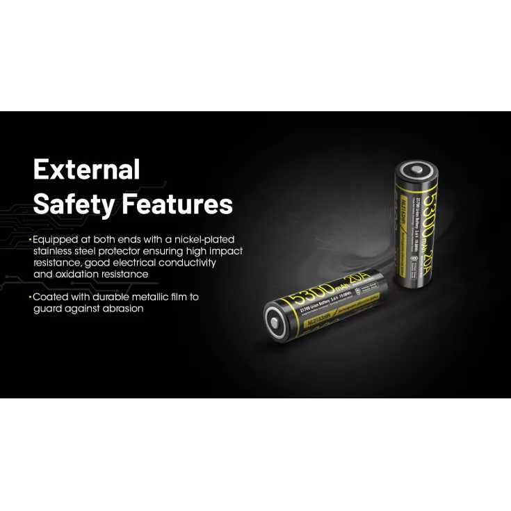Nitecore 21700 NL2153HPi Li-ion 20A Battery (5300mAh) 11 Nitecore 21700 NL2153HPi Li-ion 20A Battery (5300mAh) - Image 9