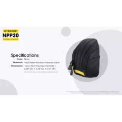 Nitecore NPP20 Pocket Pouch -Nitecore Nitecore NPP20 6