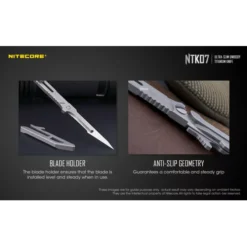 Nitecore NTK07 Slim Titanium Knife -Nitecore Nitecore NTK07 8