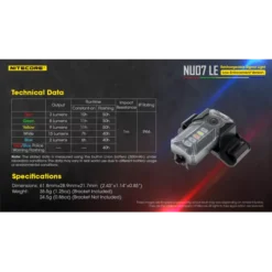 Nitecore NU07 LE -Nitecore Nitecore NU07 LE 10