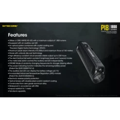 Nitecore P18 -Nitecore Nitecore P18 11