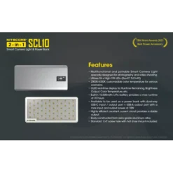 Nitecore SCL10 Camera Light & Power Bank -Nitecore Nitecore SCL10 9