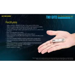 Nitecore TIKI GITD - Blue 25 Nitecore TIKI GITD - Blue -Nitecore Nitecore TIKI GITD Blue 10