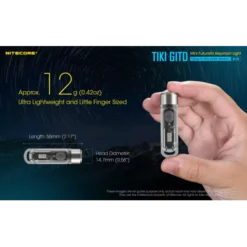 Nitecore TIKI GITD - Blue 18 Nitecore TIKI GITD - Blue -Nitecore Nitecore TIKI GITD Blue 3