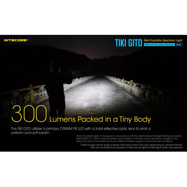 Nitecore TIKI GITD - Blue 8 Nitecore TIKI GITD - Blue - Image 6