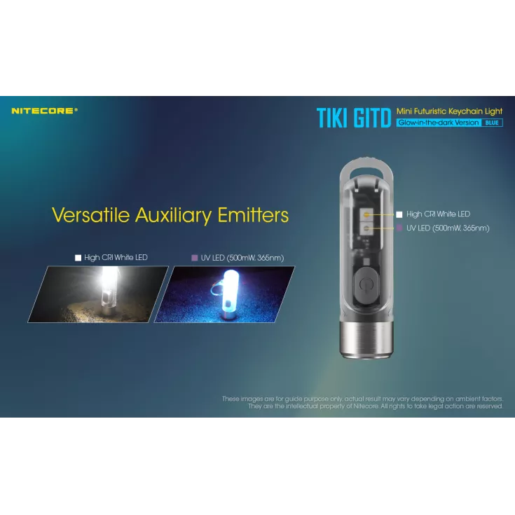 Nitecore TIKI GITD - Blue 9 Nitecore TIKI GITD - Blue - Image 7
